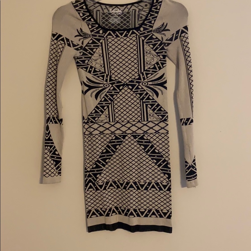 Free people body con mini dress